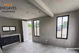 belle enclaves duplex actual interior living room and kitchen